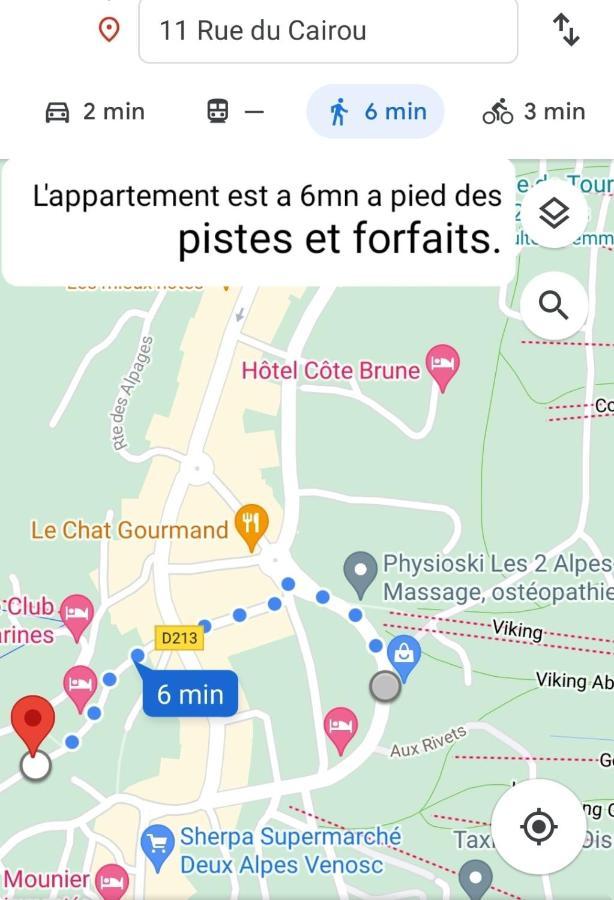 レ・デュー・アルプCentre 10Mn Pied Pistes Et Jandri 3S Vue Muzelle 8 Pers Wifiアパートメント エクステリア 写真